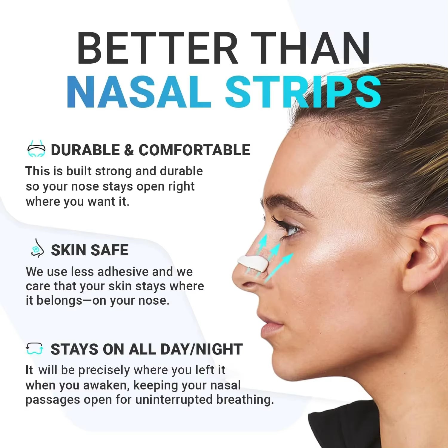 Magnetic Nasal Strips Reduce Snoring