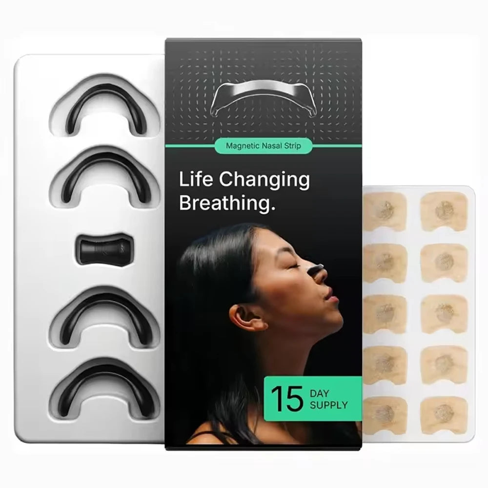 Magnetic Nasal Strips Reduce Snoring